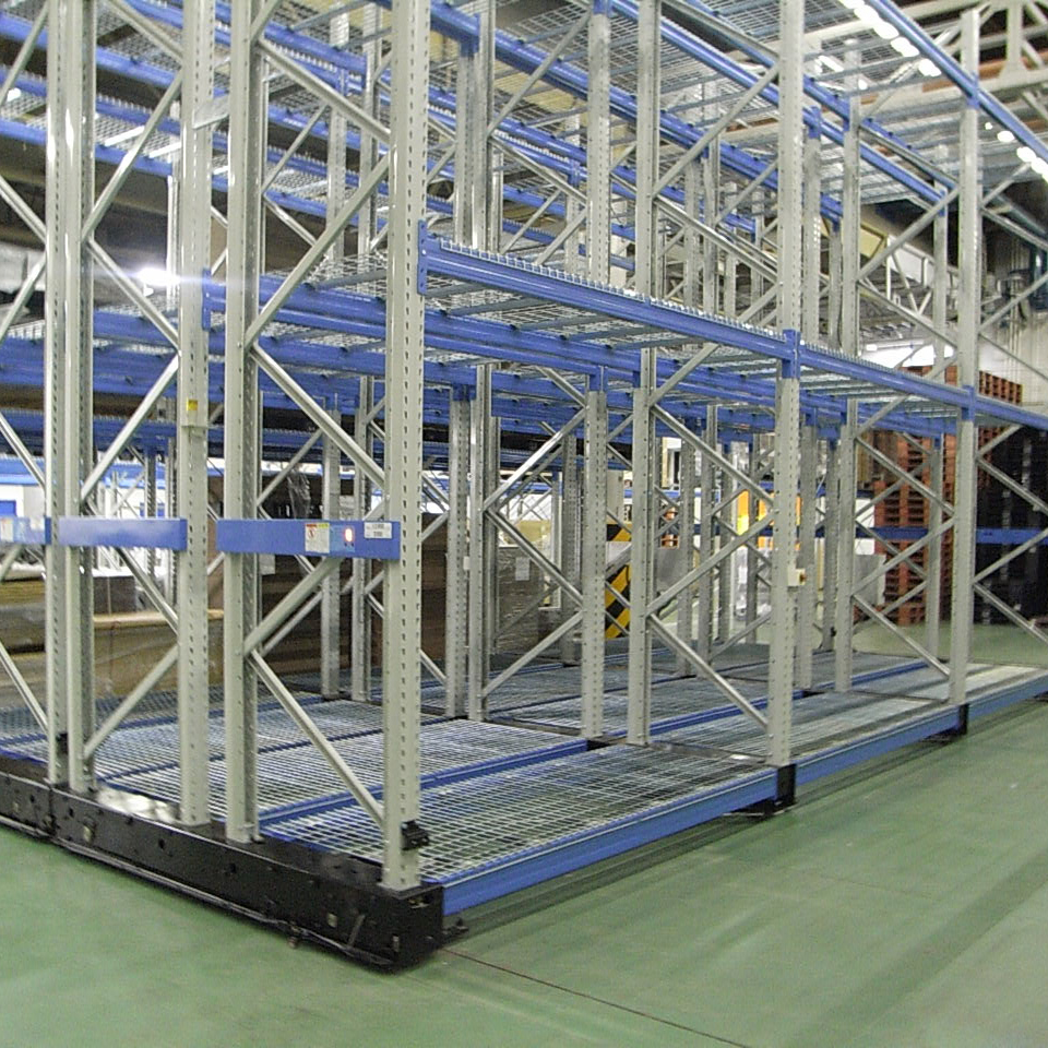 Simple Operation Moveable Rack System MultiLevel Electric Mobile
